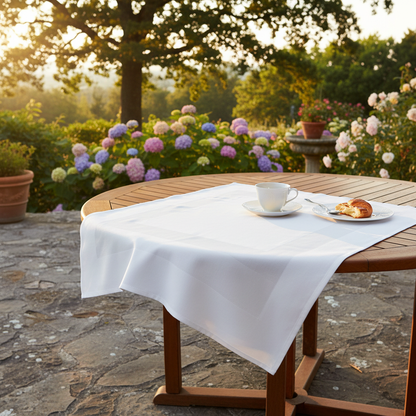 Satin Band Blended Table Linens
